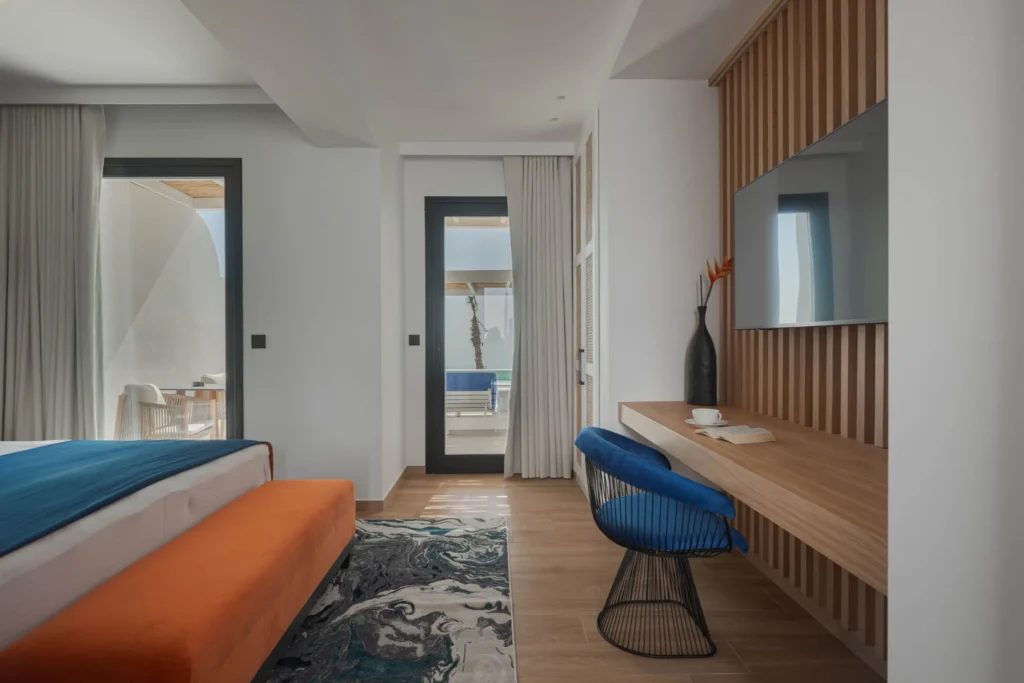 Santorini single standard room